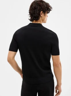 Embossed diamond polo