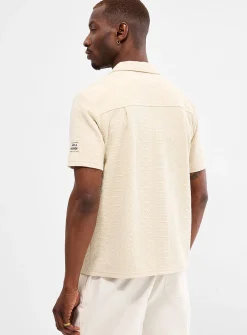 Embossed geo shirt