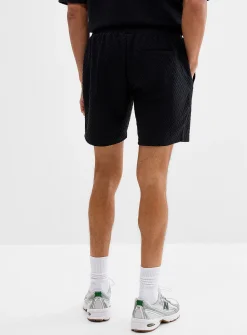 Embossed geo short