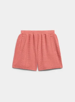 Embossed geo short