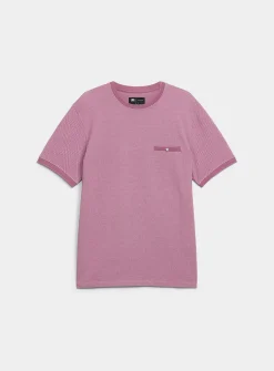 Embossed honeycomb T-shirt