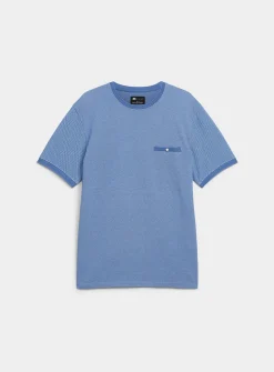 Embossed honeycomb T-shirt