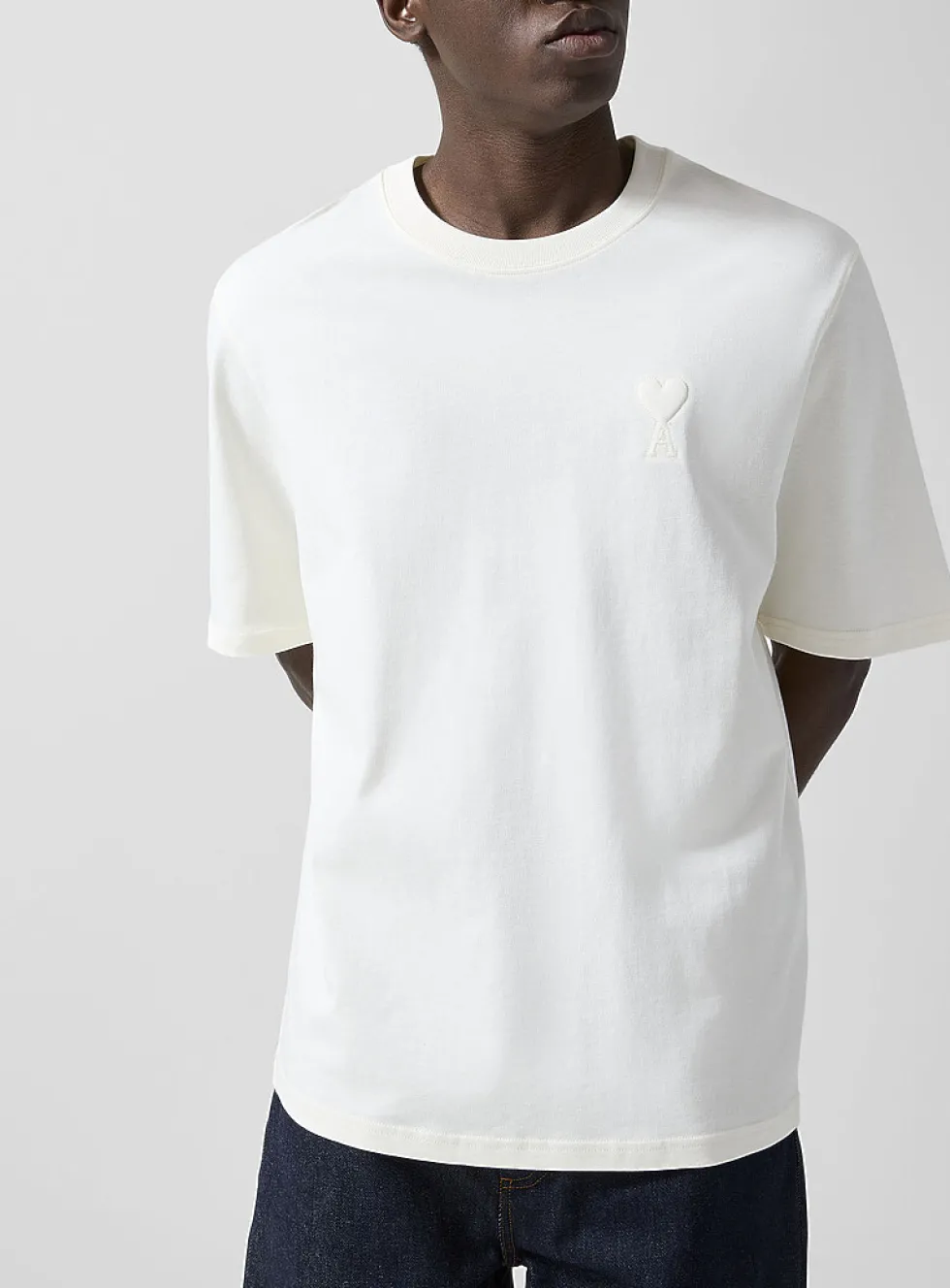 Embossed logo boxy T-shirt