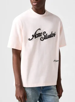 Embossed logo piqué T-shirt