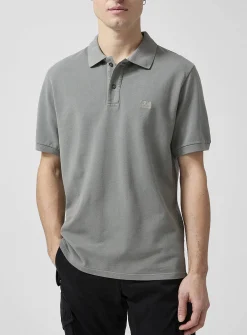 Embroidered emblem polo