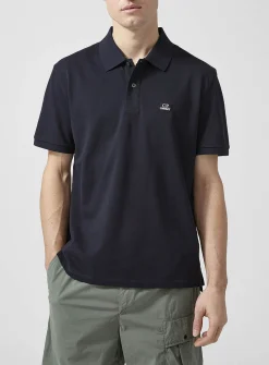 Embroidered emblem polo