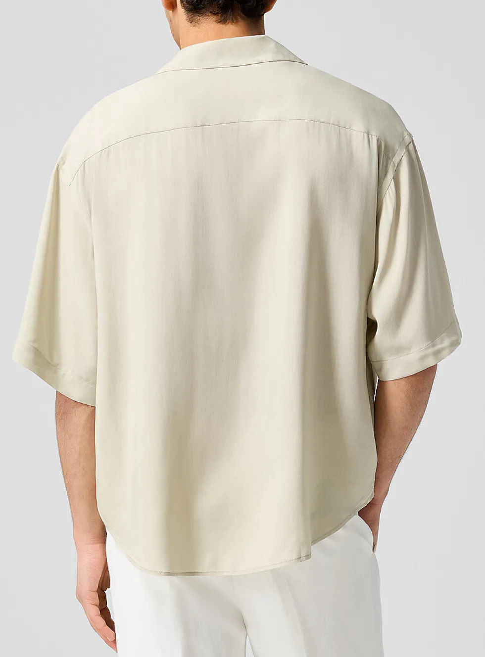 Embroidered logo cabana shirt