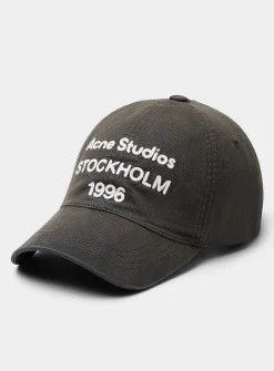 Embroidered logo cap