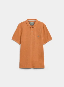 Embroidered logo piqué polo