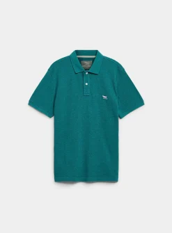 Embroidered logo piqué polo