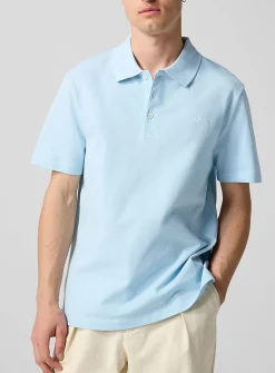 Embroidered logo piqué polo