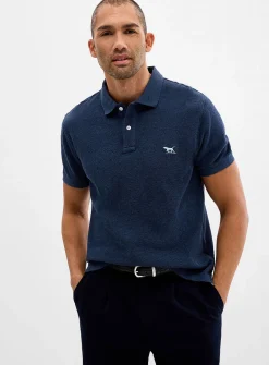 Embroidered logo piqué polo