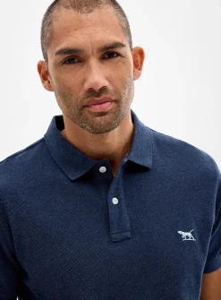 Embroidered logo piqué polo