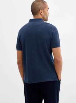 Embroidered logo piqué polo