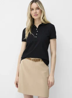 Embroidered logo piqué polo