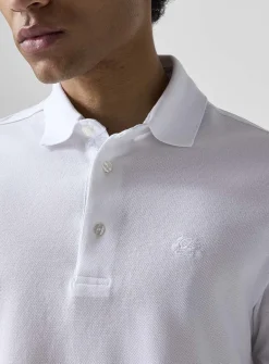 Embroidered logo piqué polo