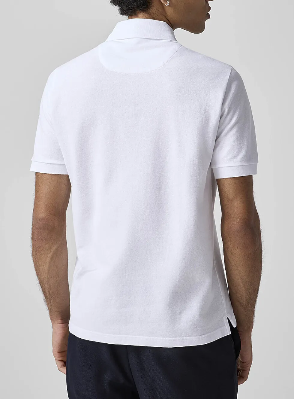 Embroidered logo piqué polo
