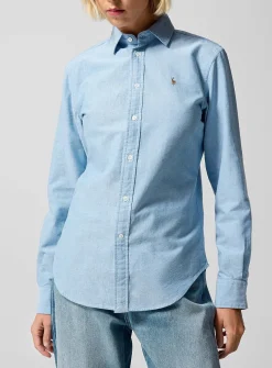 Embroidered logo shirt
