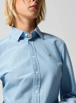 Embroidered logo shirt
