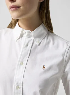 Embroidered logo shirt