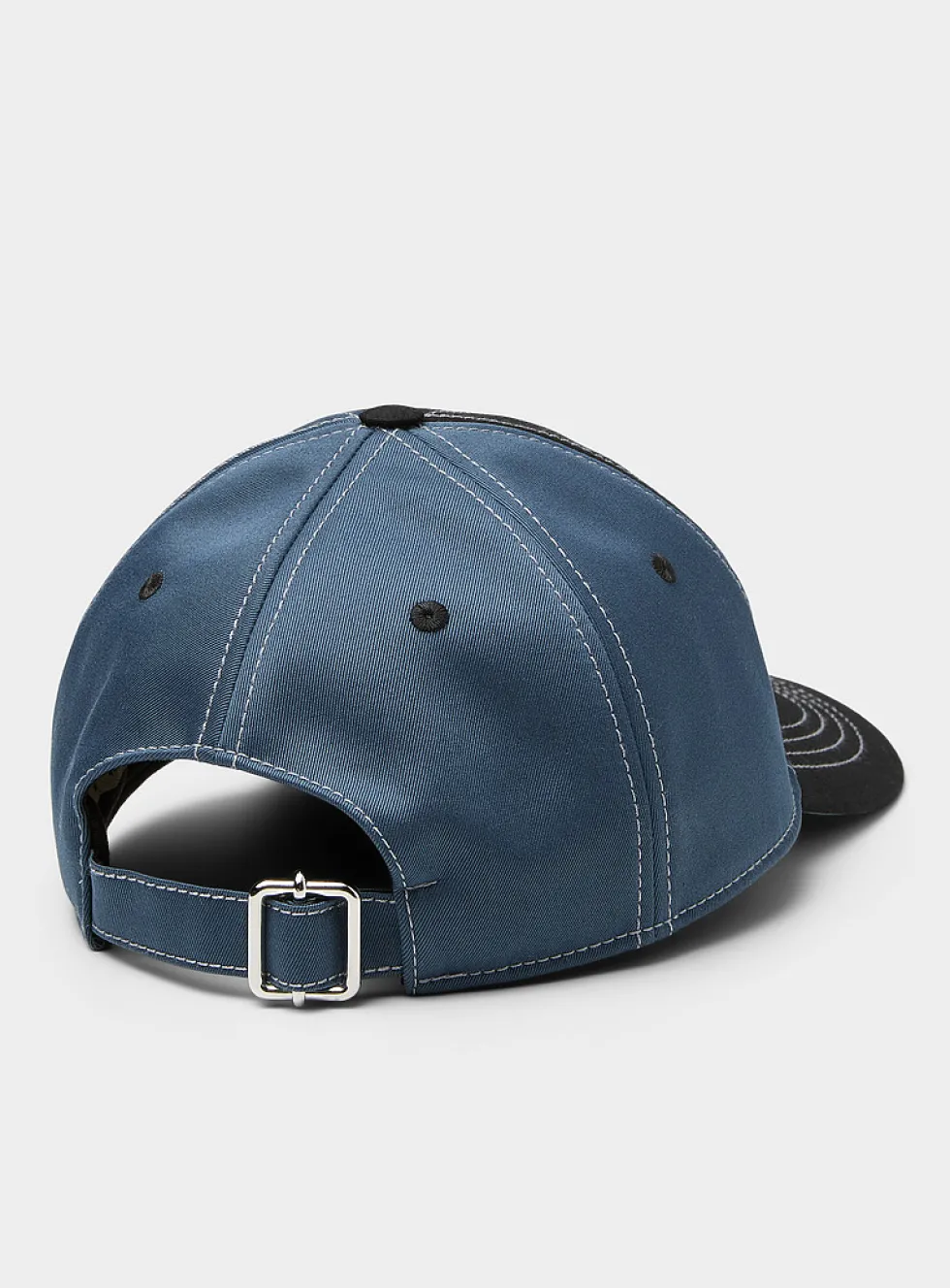 Embroidered logo two-tone cap