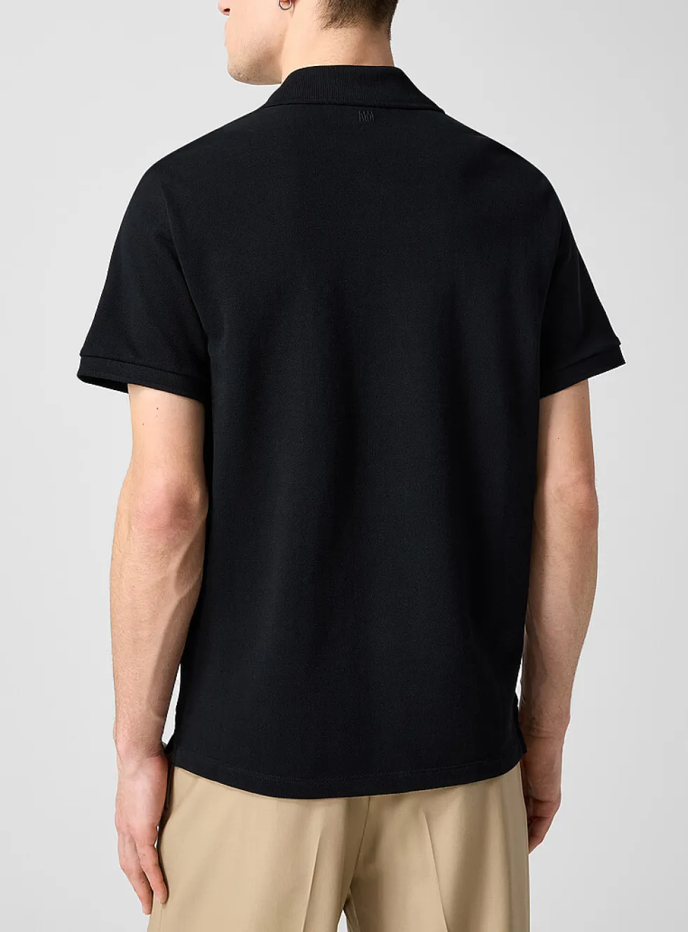 Embroidered mini logo piqué polo