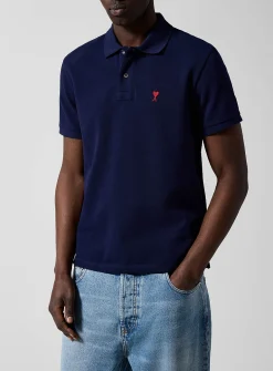 Embroidered mini logo piqué polo