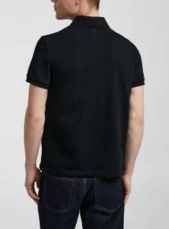 Embroidered mini logo piqué polo