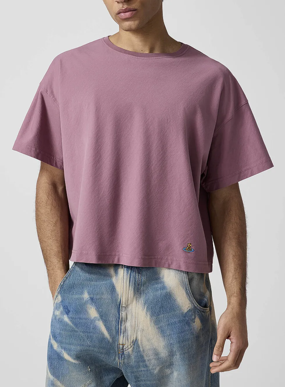 Embroidered orb boxy fit T-shirt