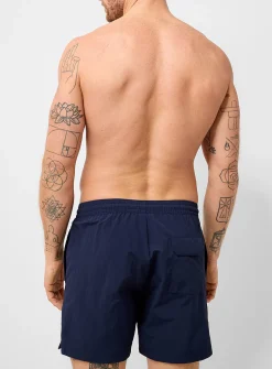 Embroidered palm tree swim trunk