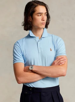 Embroidered rider jersey polo
