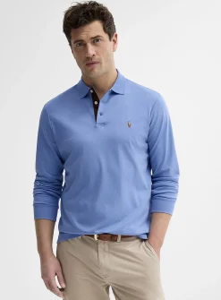 Embroidered rider jersey polo