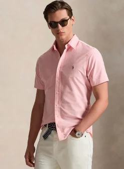 Embroidered rider Oxford shirt