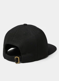 Embroidered typography cap