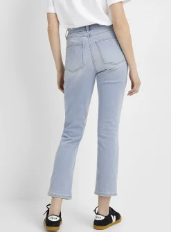 Emily distressed-detail stretch jean
