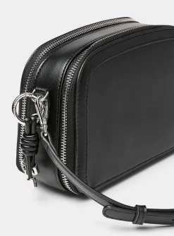 Emma topstitched crossbody bag