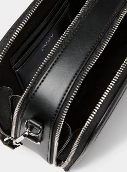 Emma topstitched crossbody bag