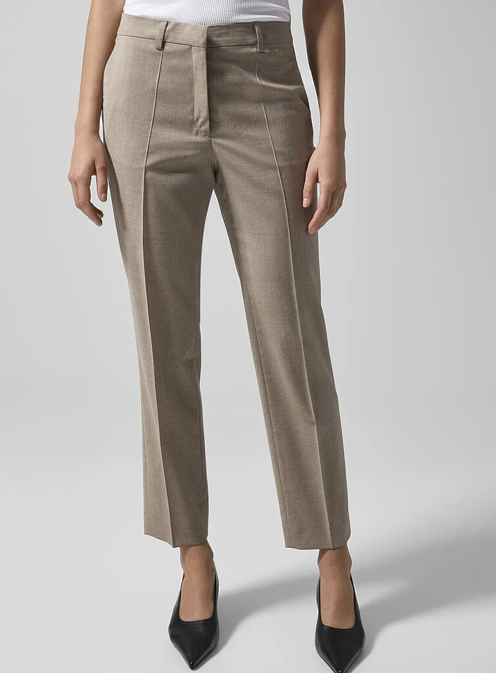 Emma wool slim-leg pant