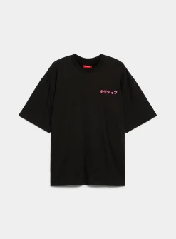 Emo anime graphic T-shirt
