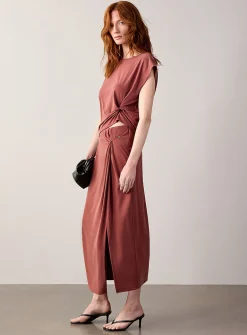 Enature twisted detail skirt