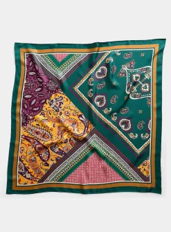 Endy paisley mosaic scarf