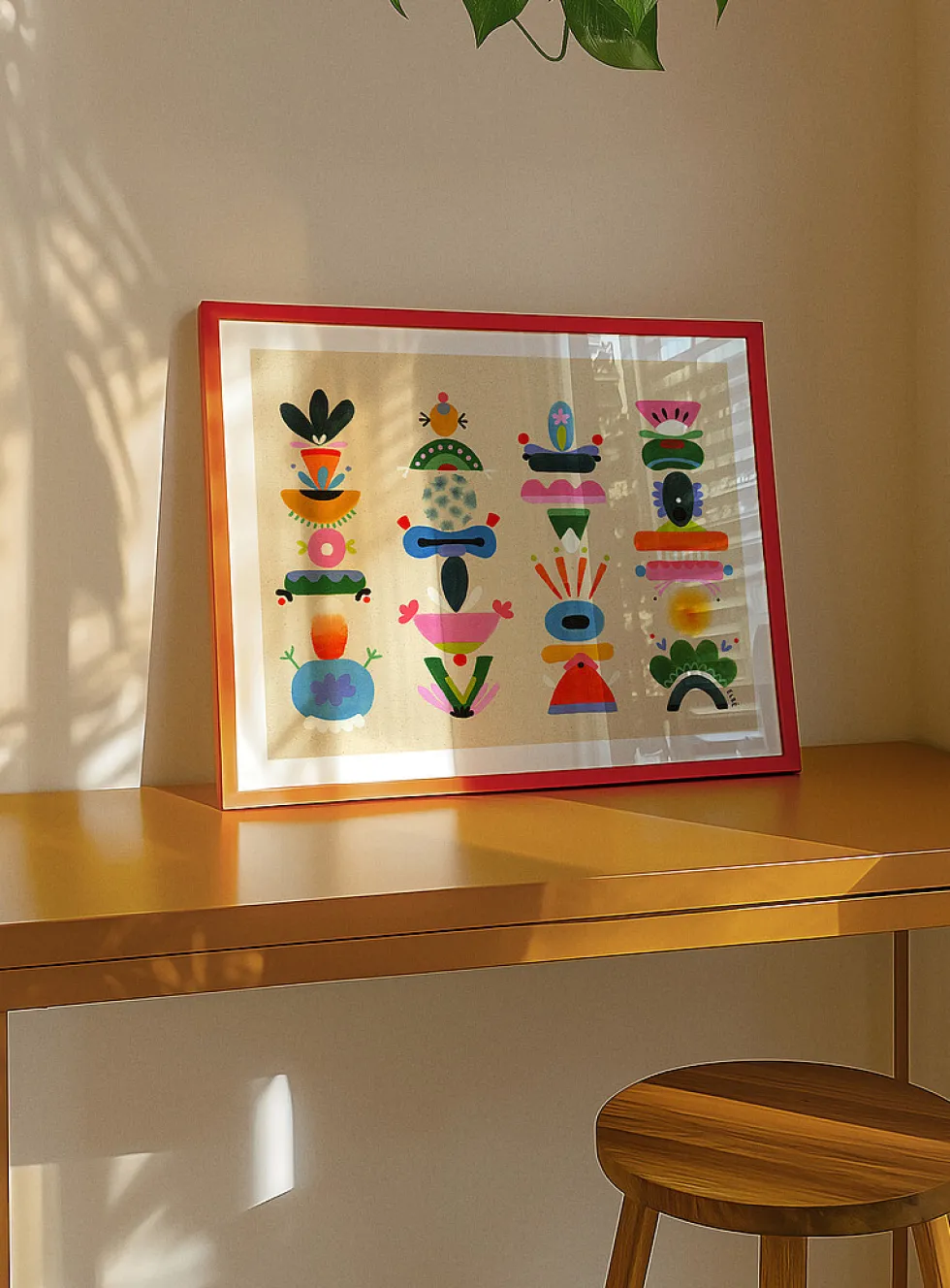 Entre deux manèges art print