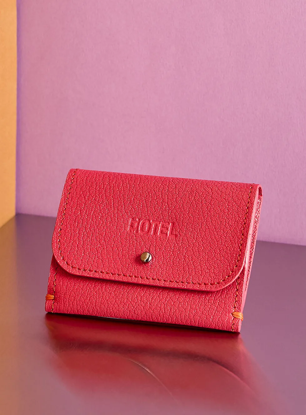 Enveloppe leather wallet