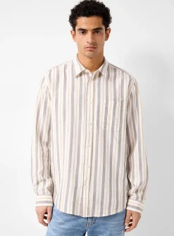 Erillo vertical-stripe shirt