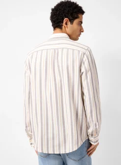 Erillo vertical-stripe shirt