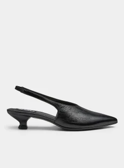 Eros slingback leather mules