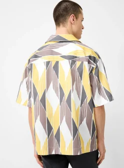 Espino geo-pattern shirt