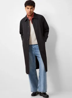 Essential long trench coat