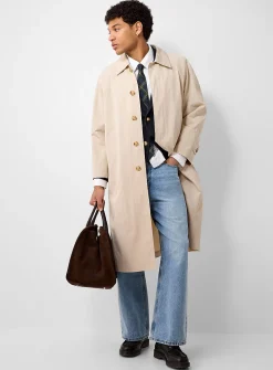 Essential long trench coat