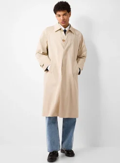 Essential long trench coat